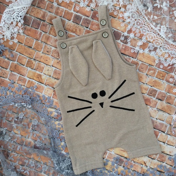 bunny romper baby boy